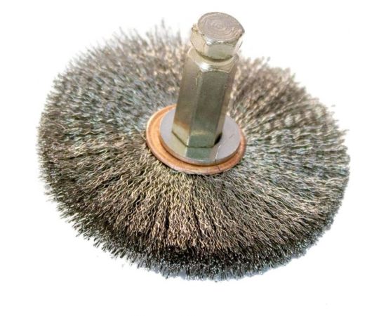 Щетка текстурная проволочная с адаптером 75 мм NORM HP-892 – изображение 2