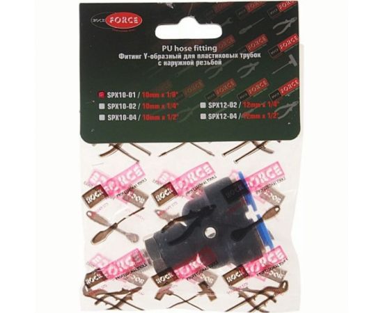 Фитинг Y-образный с наружной резьбой (10 мм; 1/8"") для пластиковых трубок ROCKFORCE RF-SPX10-01 – изображение 2