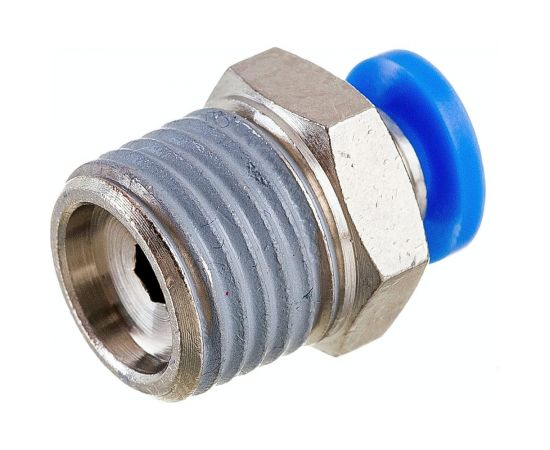 Фитинг цанговый прямой с наружной резьбой 1/4M для трубки диаметром 4 мм SHPI PC 04-R02 – изображение 2