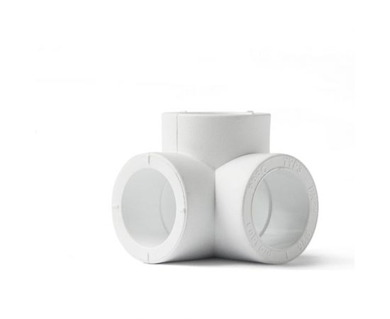 Двухплоскостной тройник PRO AQUA PP-R белый 20 мм PA17308Pb – изображение 2