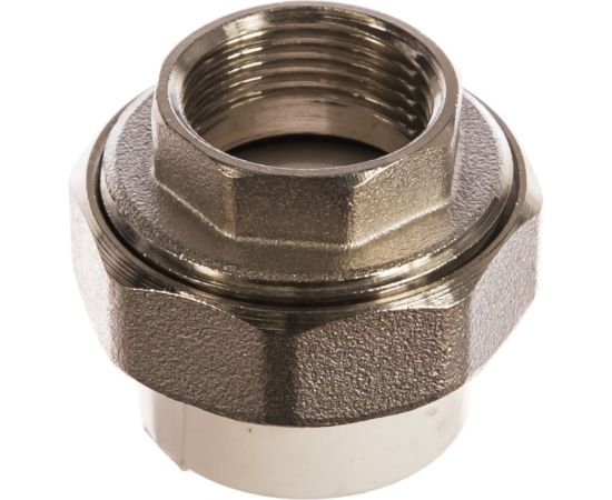 Комбинированная разъемная муфта (американка) PRO AQUA PP-R ВР белая d-25 мм 3/4" PA20014b – изображение 2