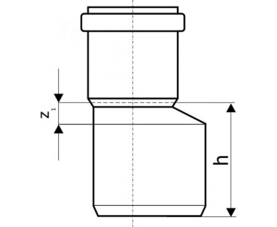 Канализационная р��дукция Ostendorf 125х110 мм 116710 – изображение 2