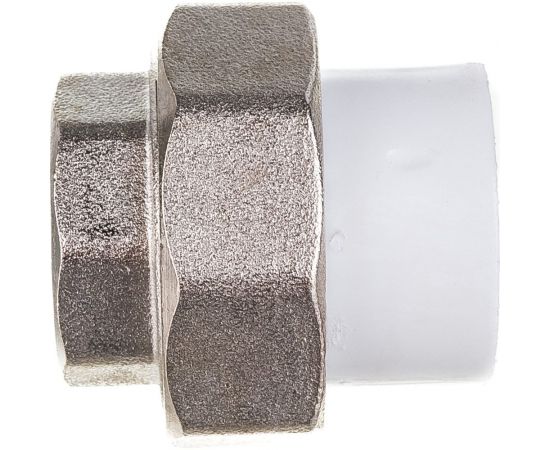 Комбинированная разъемная муфта (американка) PRO AQUA PP-R ВР белая d-20 мм 1/2" PA20008b – изображение 2