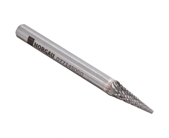 Борфреза твердосплавная NORGAU форма M (6x18 мм; хвостовик 6 мм) 077145060 – изображение 2
