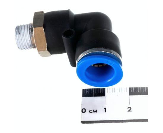 Фитинг угловой для пластиковых трубок (12 мм; 1/4М) ROCKFORCE RF-SPL12-02 – изображение 2