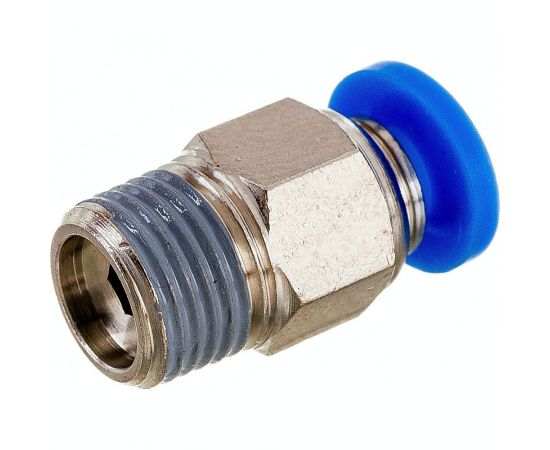 Фитинг цанговый прямой с наружной резьбой 1/8M для трубки диаметром 4 мм SHPI PC 04-R01 – изображение 2