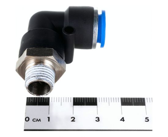 Фитинг угловой для пластиковых трубок (12 мм; 1/4М) ROCKFORCE RF-SPL12-02 – изображение 3