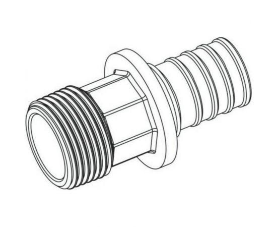 Переходник REHAU Н, 20, 3/4"", бронза (RX+) 14563151001 456315 – изображение 3