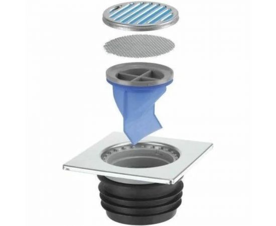 Трап-насадка McAlpine с обратным клапаном и сухим гидрозатвором (силик. клап.) 90/110 мм MRFGC3SSV-110 – изображение 3