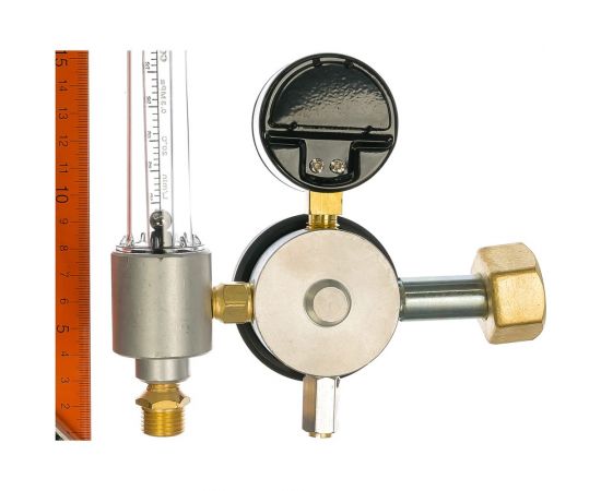 Регулятор углекислотный с ротаметром и манометром У-30-КР1-Р REDIUS 052041 – изображение 3