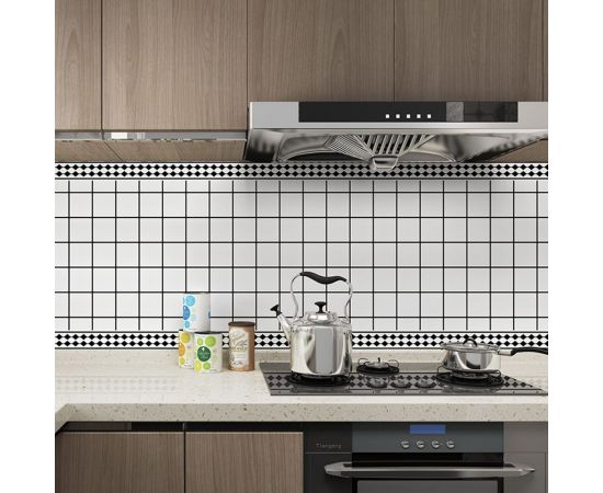 Самоклеящаяся ПВХ плитка LAKO (белая плитка; 17 шт.; 3.06 кв.м) LKD-PH005 – изображение 5