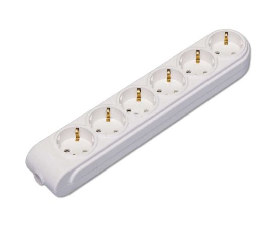 Колодка удлинителя Makel 6-м с заземлением защитные шторки N6210000 