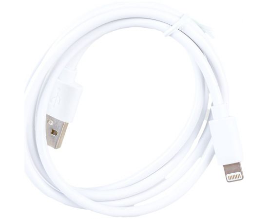 Кабель для зарядки Nord-Yada iPhone USB-Lightning 2А 1м белый (TPE) 908935 