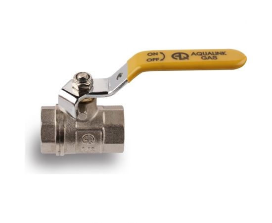 Шаровой кран для газа AQUALINK 1 вн-вн ручка 7103 