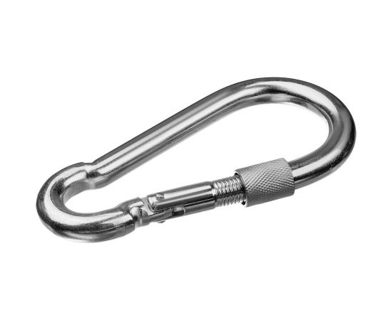 Карабин с предохранительной гайкой ЗУБР DIN 5299D, 6 мм, 1 шт 304556-06 