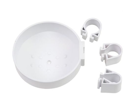 Мыльница для душевой штанги Orange с тремя размерами крепежа под разный диаметр SOAP DISH-W 