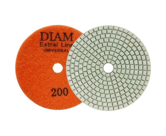 Круг алмазный гибкий шлифовальный Extra Line Universal №200 (100х2.5 мм; сухая/мокрая) DIAM 000674 