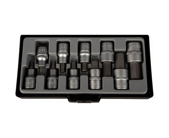 Набор головок c битами HEX 1/2" 10 шт. FORCE 4111 – изображение 2