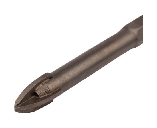 Сверло по стеклу и керамике 8 мм, 4 грани, шестигранный хвостовик KRANZ KR-91-0650 – изображение 2