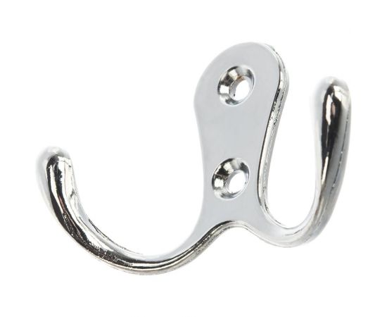 Двойной крючок Trodos 04.12.02 большой, хром 302036 – изображение 2