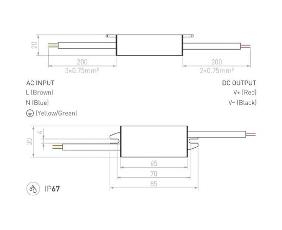 Блок питания Arlight ARPV-12012-D 022205 – изображение 2