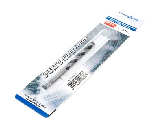 Сверло по металлу, вышлифованный профиль, 6.4х101 мм, угол заточки 135 гр Управдом ​​​​​​​4100000941 – изображение 2