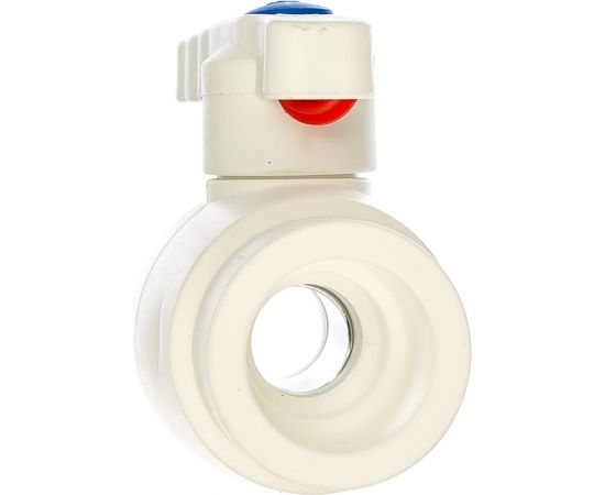 Шаровой кран со стандартным проходом PRO AQUA PP-R белый d-32 мм PA44012b – изображение 2