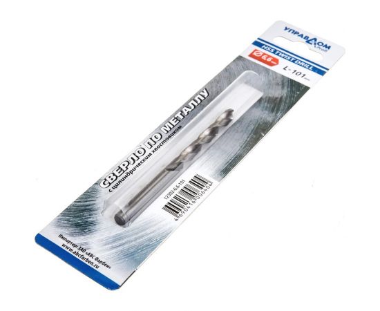 Сверло по металлу, вышлифованный профиль, 6.6х101 мм, угол заточки 135 гр Управдом ​​​​​​​4100000943 – изображение 2