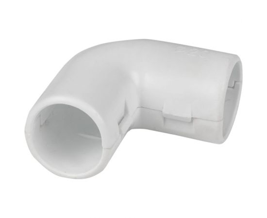Соединительный угол EKF 90, для трубы 16 мм упак. (5 шт) белый -Plast ug-t-16w-r – изображение 2