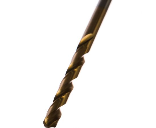 Сверло по металлу (8.6х125х81 мм; А1; Р9; нитрид титана) Туламаш 41536 – изображение 2