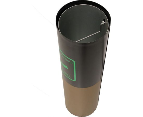 Урна пепельница металлическая ПРОФМЕТСТИЛЬ в комплекте с вкладышем черная 660 – изображение 2