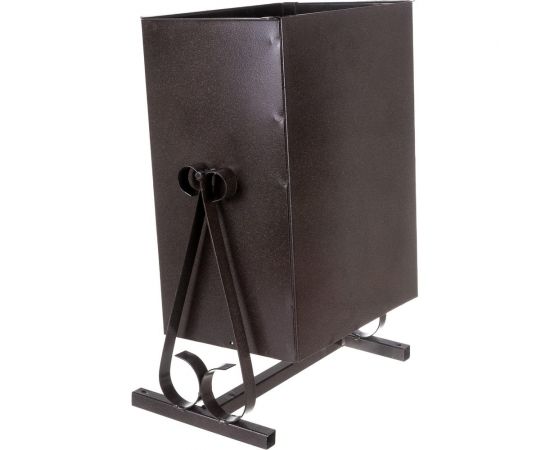 Металлическая поворотная урна Рустрейд №2 с вензелями, 24 л СИ-01049 – изображение 2