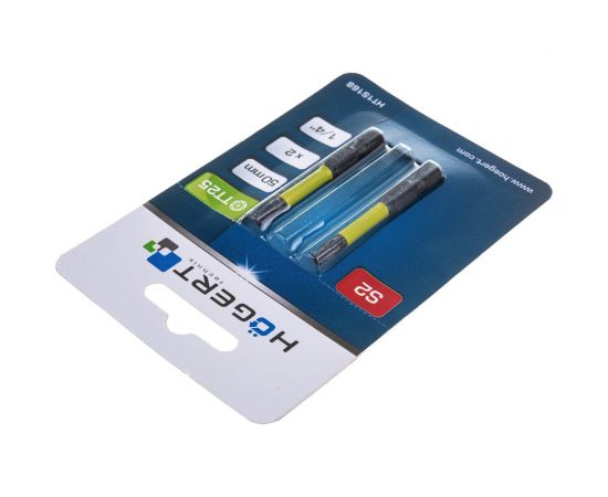 Биты ударные Т25, 50 мм, сталь S2, 2 шт HOEGERT TECHNIK HT1S168 – изображение 3