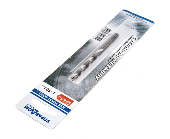 Сверло по металлу, вышлифованный профиль, 6.6х101 мм, угол заточки 135 гр Управдом ​​​​​​​4100000943 – изображение 3