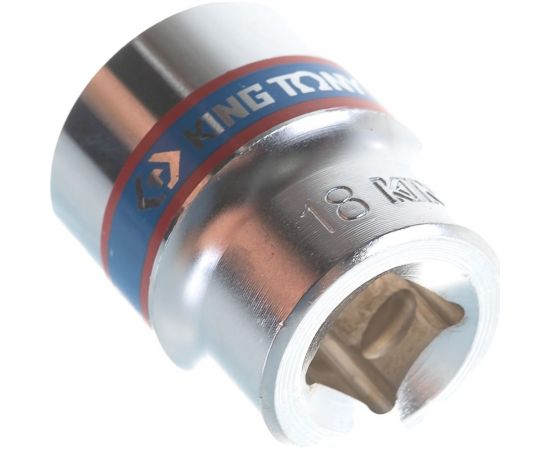 Торцевая стандартная шестигранная головка 3/8"", 18мм KING TONY 333518M – изображение 3