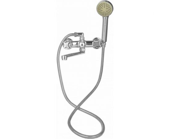 Смеситель для ванной WISENT с поворотным изливом 20 см и душем 3187 – изображение 3