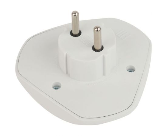 Электрический разветвитель ЭРА SPx-3-W на 3 розетки без заземления 10А белый, Б0053481 – изображение 4