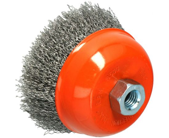 Щетка чашечная 80х20 мм, M14, стальная FASTER TOOLS 3508 – изображение 4