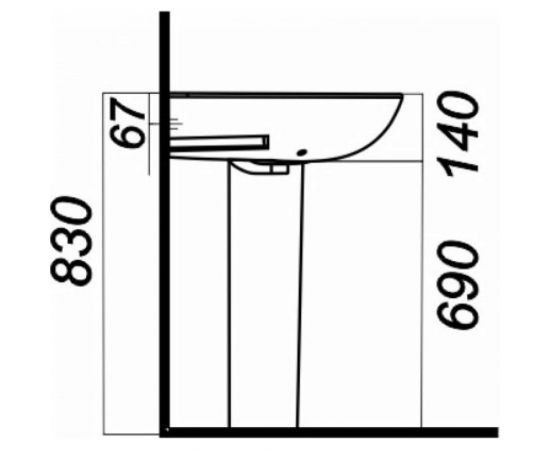 Пьедестал SANITA CLASSIC LUXE 00000055446 CSCSLPD01 – изображение 4