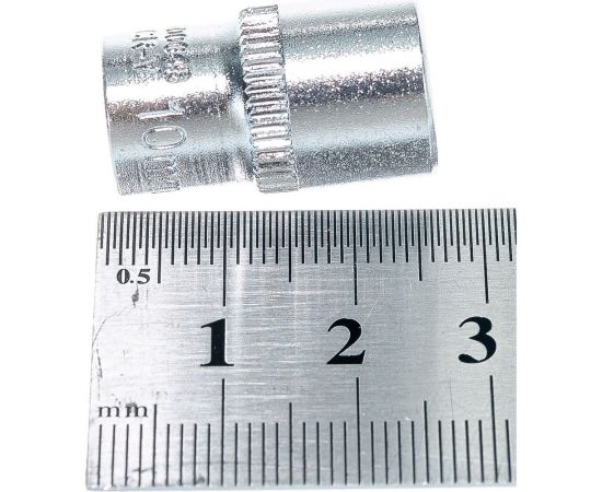 Головка торцевая 6 граней (10 мм; 1/4 Dr) KRAFT KT 700648 – изображение 4