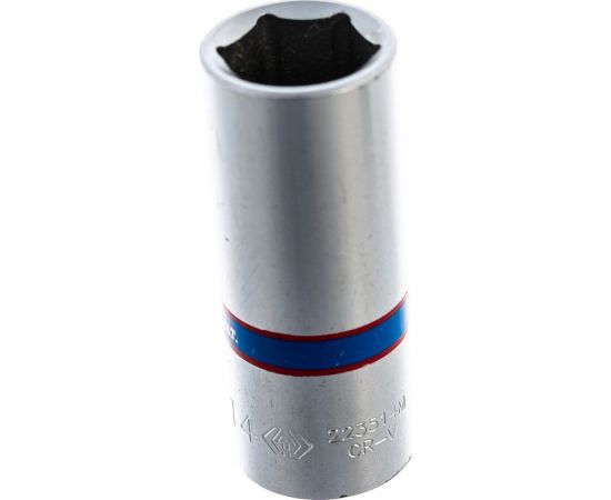 Головка торцевая глубокая шестигранная 1/4"", 14 мм KING TONY 223514M – изображение 4