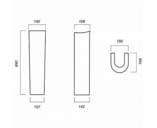 Пьедестал SANITA CLASSIC LUXE 00000055446 CSCSLPD01 – изображение 5