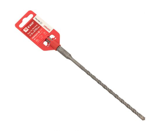 Бур по бетону Expert (6x210 мм; 4 резца; SDS-plus) EKF db-6-210-4x4 