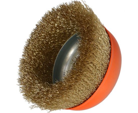 Щетка чашечная латунная 60х20 мм, M14 FASTER TOOLS 3511 