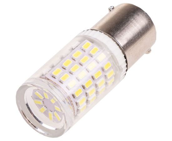 Автолампа SKYWAY диод S25 P21W 12V 80SMD BA15s 1-конт Белая задний ход, повороты S08201428 
