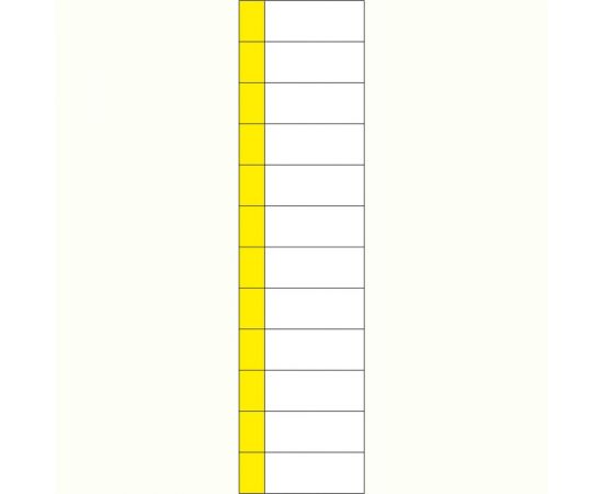 Наклейка маркировочная таблица 12 модулей REXANT 50x216 мм 5 шт 55-0010 