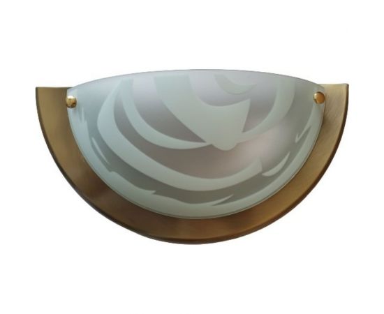 Светильник бра Твой Свет М1/2250 Бронза стекло Роза Е27х1х75W 55 