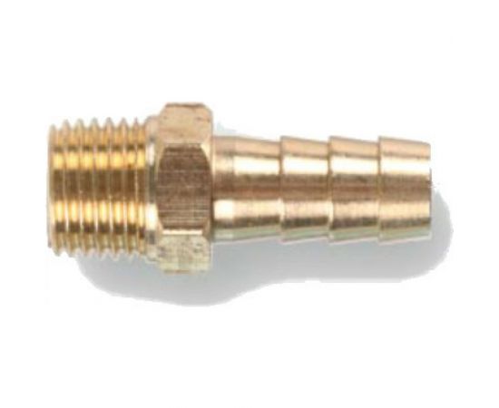 Переходник G1/2M х елочка 10 мм, латунь ECO AB-MT12/E10 