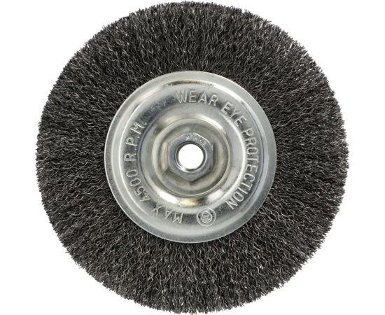 Щетка дисковая стальная 80х15 мм, M14 FASTER TOOLS 3512 