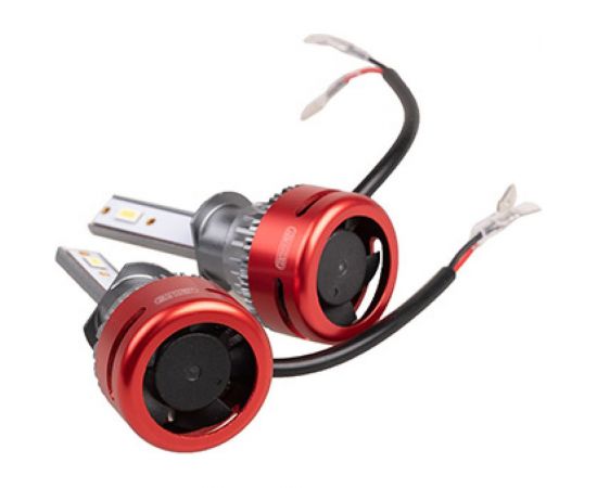 Автолампа-LED SKYWAY (аналог ксенона) H1(F8), 12/24V 25W 6000K 4000Lm 1-конт., 2 шт. S08701031 